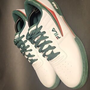 FILA 11F16LT-157 Men's Original Fitness Classic Sneaker Size 12 White Green